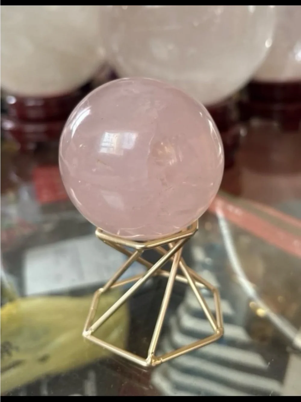 Rose Quartz Sphere UHQ